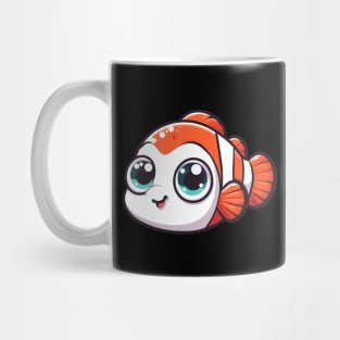 Cute Vectoral Clownfish Face Mug